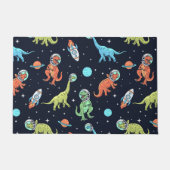 Kids Dinosaur Astronaut Pattern Fußmatte (Vorderseite)