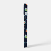 Kids Dinosaur Astronaut Pattern iPhone 15 Hülle (Linke Seite)