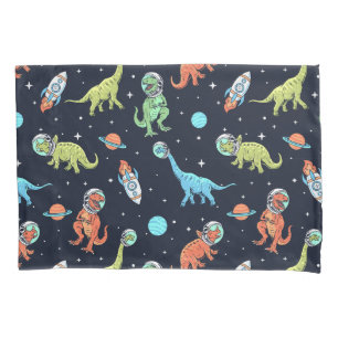 Kids Dinosaur Astronaut Pattern Kissenbezug