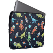 Kids Dinosaur Astronaut Pattern Laptopschutzhülle (Vorne Rechts)