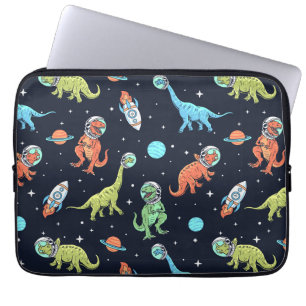 Kids Dinosaur Astronaut Pattern Laptopschutzhülle