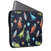 Kids Dinosaur Astronaut Pattern Laptopschutzhülle (Vorne Rechts)