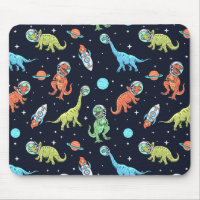Kids Dinosaur Astronaut Pattern