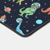 Kids Dinosaur Astronaut Pattern Schreibtischunterlage (Ecke)