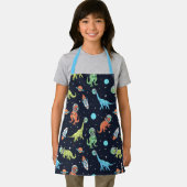 Kids Dinosaur Astronaut Pattern Schürze (Insitu)