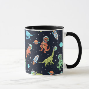 Kids Dinosaur Astronaut Pattern Tasse