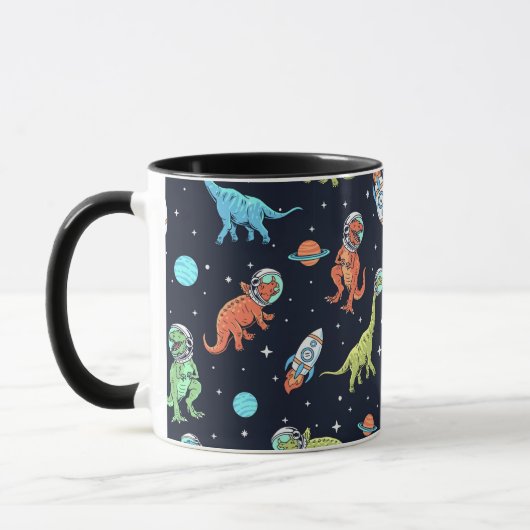 Kids Dinosaur Astronaut Pattern Tasse (Links)