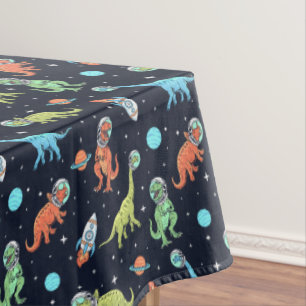 Kids Dinosaur Astronaut Pattern Tischdecke