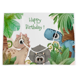 Kids Dinosaur Birthday Große Geschenktüte