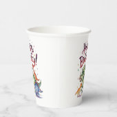 Kids Dinosaur Birthday Pappbecher (Rechts)