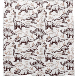 Kids Dinosaur Duschvorhang