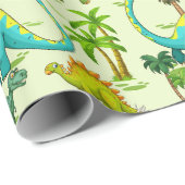 Kids Dinosaur Fun Geschenkpapier (Rolleneckpunkt)
