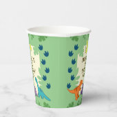 Kids Dinosaur Geburtstagsparty Pappbecher (Rechts)