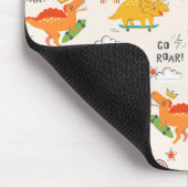 Kids Dinosaur Reisemuster Mousepad (Ecke)