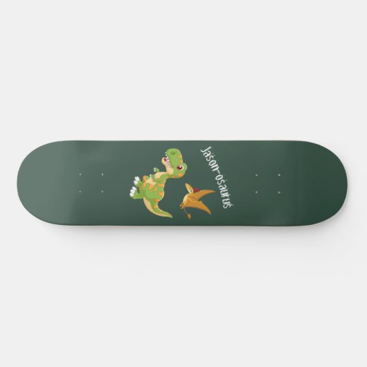 Kids Dinosaur T-Rex Skateboard (Horizontal)