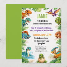 Kids Dinosaur Themed Birthday