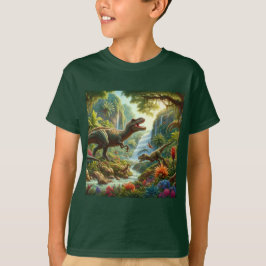 Kids Dinosaurier Art T-Shirt