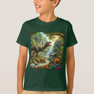 Kids Dinosaurier Art T-Shirt