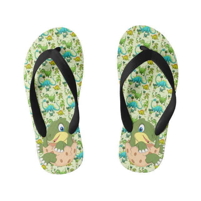 Kids Dinosaurier Kinderbadesandalen (Fußbett)