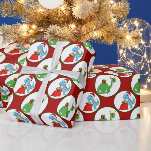 Kids Dinosaurier Party Party Packung Geschenkpapier (Feiertage)