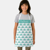 Kids Dinosaurier Stegosaurus Vorname Muster Schürze (Insitu)