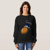 Kids Disc Golf Ninja Ultimate Frisbee Golfer Junge Sweatshirt (Vorne ganz)