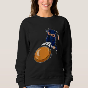 Kids Disc Golf Ninja Ultimate Frisbee Golfer Junge Sweatshirt