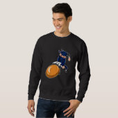 Kids Disc Golf Ninja Ultimate Frisbee Golfer Junge Sweatshirt (Vorne ganz)