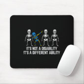Kids Down Syndrome Awareness Skeleton Dab Not Disa Mousepad (Mit Mouse)