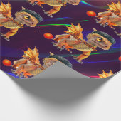 Kids Dragon Birthday Geschenkpapier (Ecke)