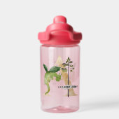 Kids Dragon Individuelle Name Monogram A School Pl Trinkflasche (Rückseite)