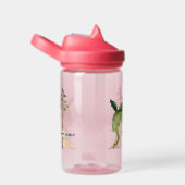 Kids Dragon Individuelle Name Monogram A School Pl Trinkflasche (rechts)