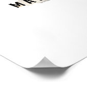 Kids Dragon Individuelle Name Monogram M Kinderzim Poster (Ecke)