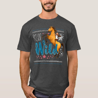 Kids DreamWorks Spirit Riding Free Run Wild T-Shirt