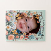 Kid's Dreamy Butterflies & Pastel Blume Puzzle (Horizontal)