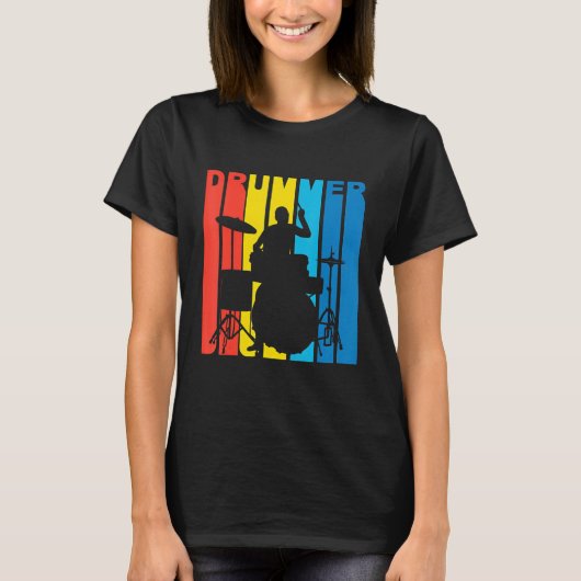 Kids drums, drums tshirt for kids, drummer girls,  (Vorderseite)