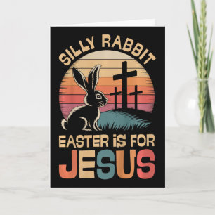Kids Dummer Hase Ostern ist für Jesus Kids Kleinki Karte