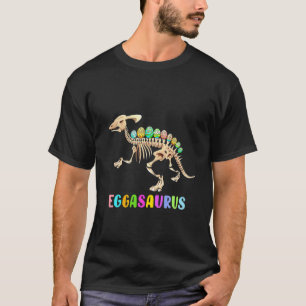 Kids Easter Dino Egg Hunt Dinosaur Skeleton Eggasa T-Shirt