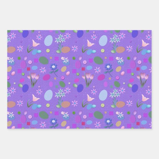 Kids Easter Fun Geschenkpapier Set (Vorderseite)