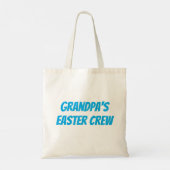 Kids Easter Tote Bag – Construction Truck & Eggs Tragetasche (Rückseite)