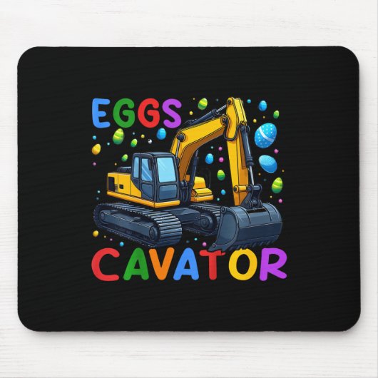 Kids Eggscavator Bunny Graf Egg Jäger Toddl Mousepad (Vorne)