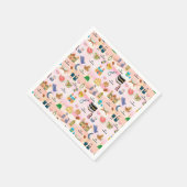 Kids Eid Mubarak Napkins –Colourful Islamic Design Serviette (Ecke)