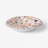 Kids Eid Mubarak Paper Bowl – Colourful Islamic Pappteller (Gewinkelt)