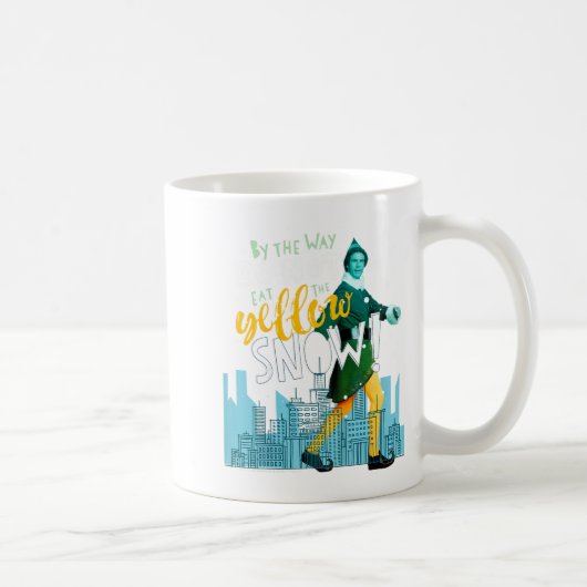 Kids Elf Buddy Don't Eat The Yellow Snow Skyline T Kaffeetasse (Rechts)