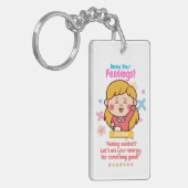 Kids Emotion Featuring Excited Schlüsselanhänger (Vorderseite links)