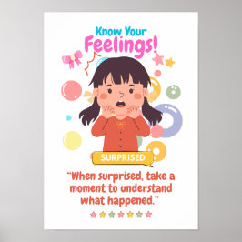 Kids Emotion Featuring Surprised Poster