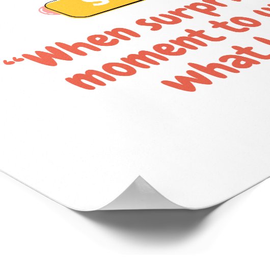 Kids Emotion Featuring Surprised Poster (Ecke)