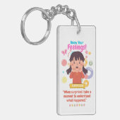 Kids Emotion Featuring Surprised Schlüsselanhänger (Vorderseite links)