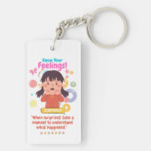 Kids Emotion Featuring Surprised Schlüsselanhänger (Rückseite)