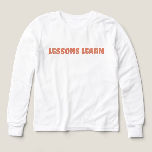Kids Energy Flow Lessons Learn T Shirt  (Design Vorderseite)